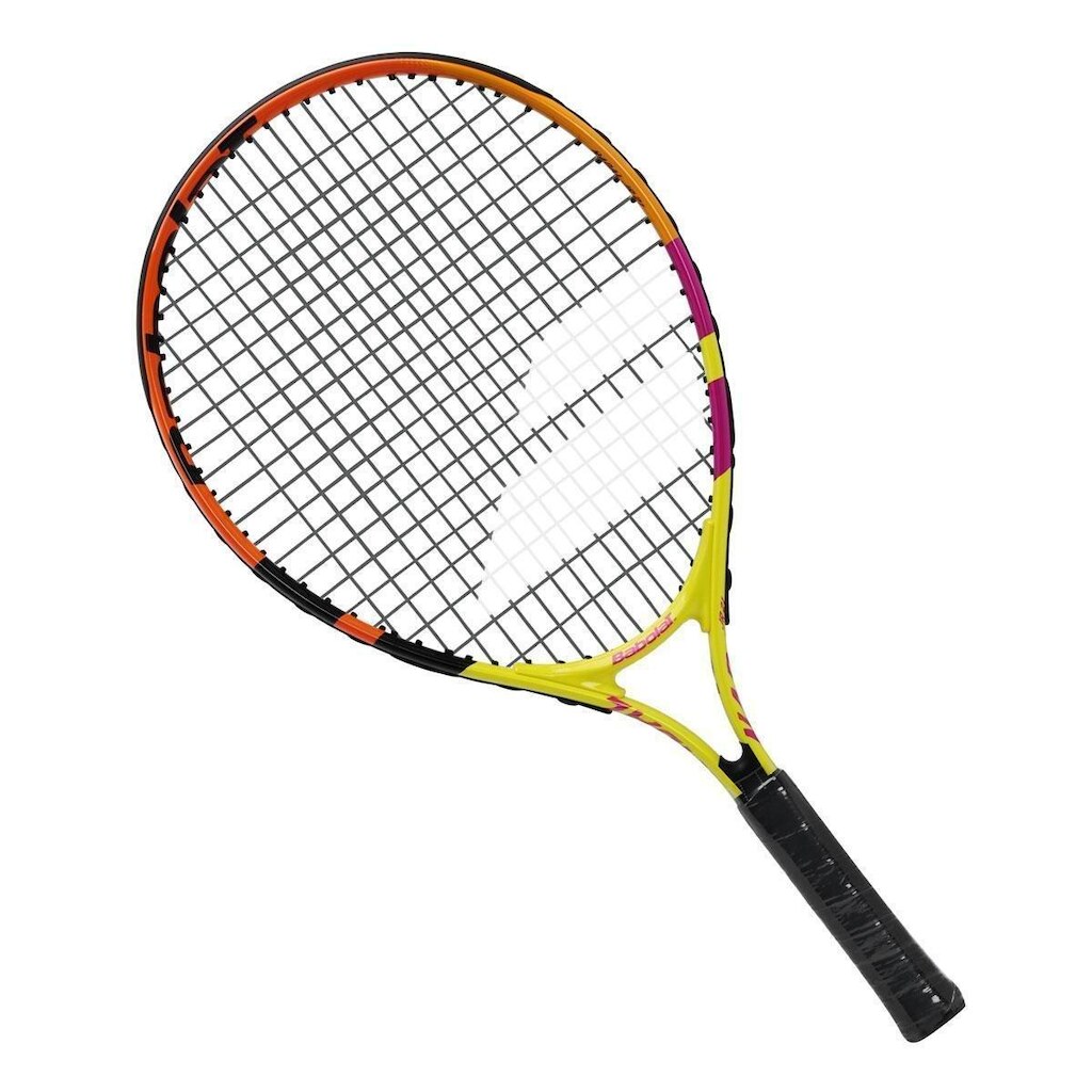 Raquete de Tênis Babolat Nadal Junior 21 Amarela Roxo e Laranja