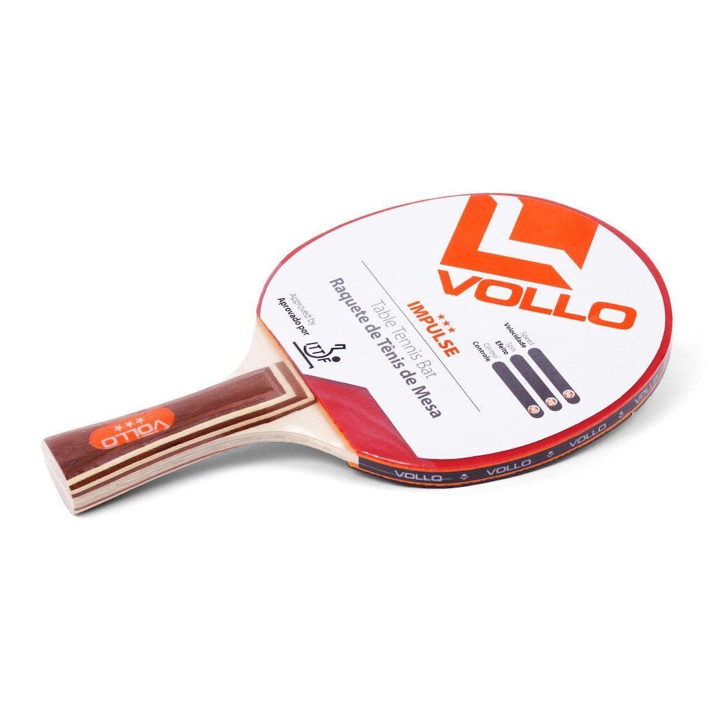 Raquete de Tênis de Mesa Ping Pong Impulse Vollo Aprovada ITTF