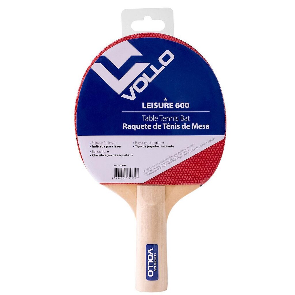 Raquete de Tênis de Mesa Ping Pong Leisure 600 Vollo