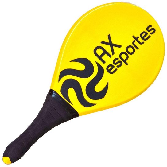 Raquete para Frescobol AX Esportes Evolution Amarela - Amarelo é ruim? Raquete para Frescobol AX Esportes Evolution Amarela - Amarelo é boa?