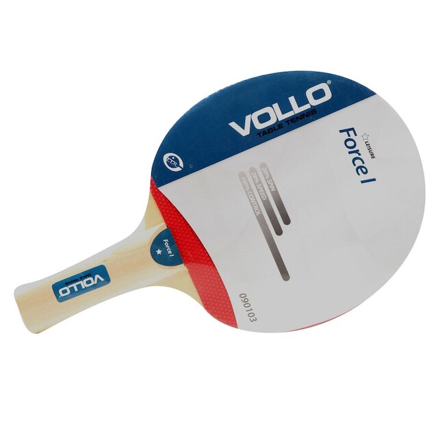 Raquete Tênis De Mesa Vollo Tm Force 1000 - Vermelho | Netshoes