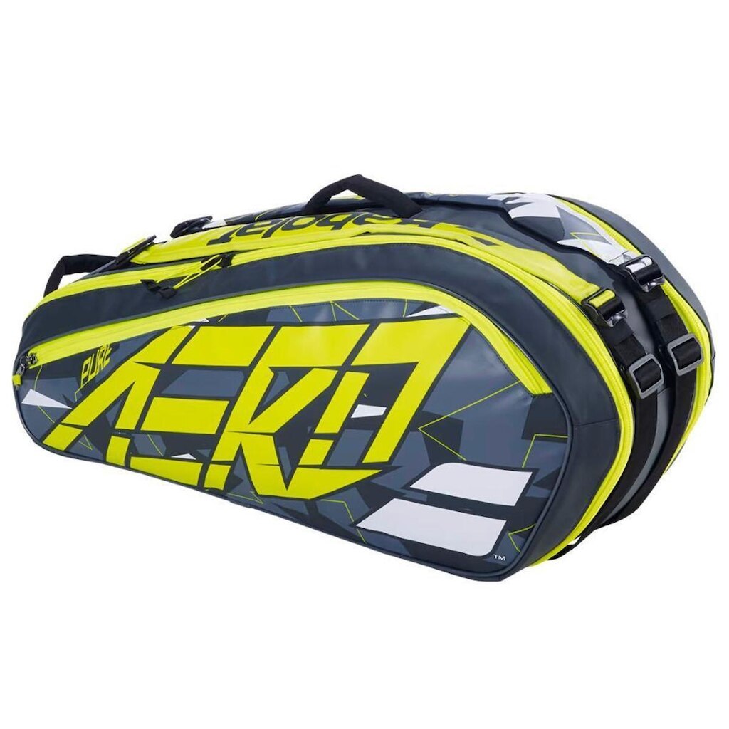 Raqueteira Babolat Pure Aero X6 2023 - Cinza e Amarela