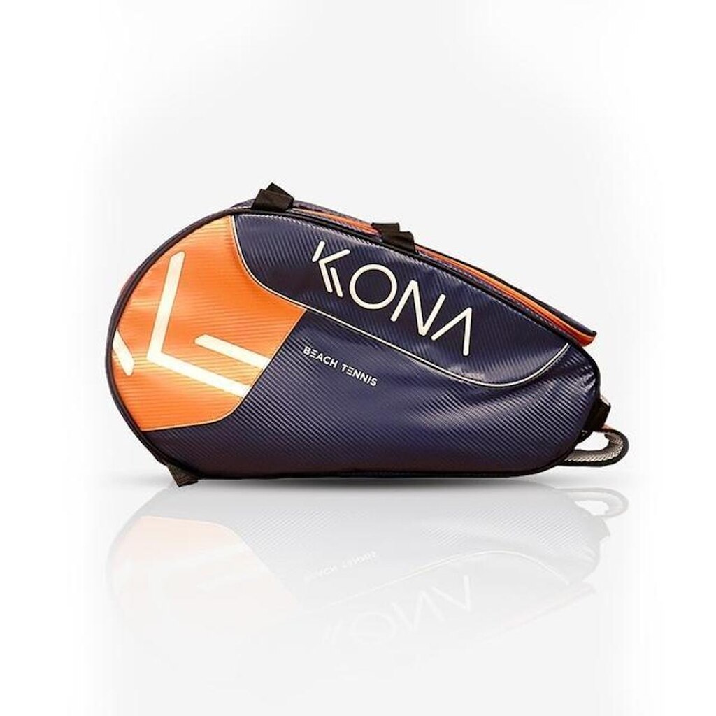 Raqueteira Beach Tennis Kona Azul e Laranja