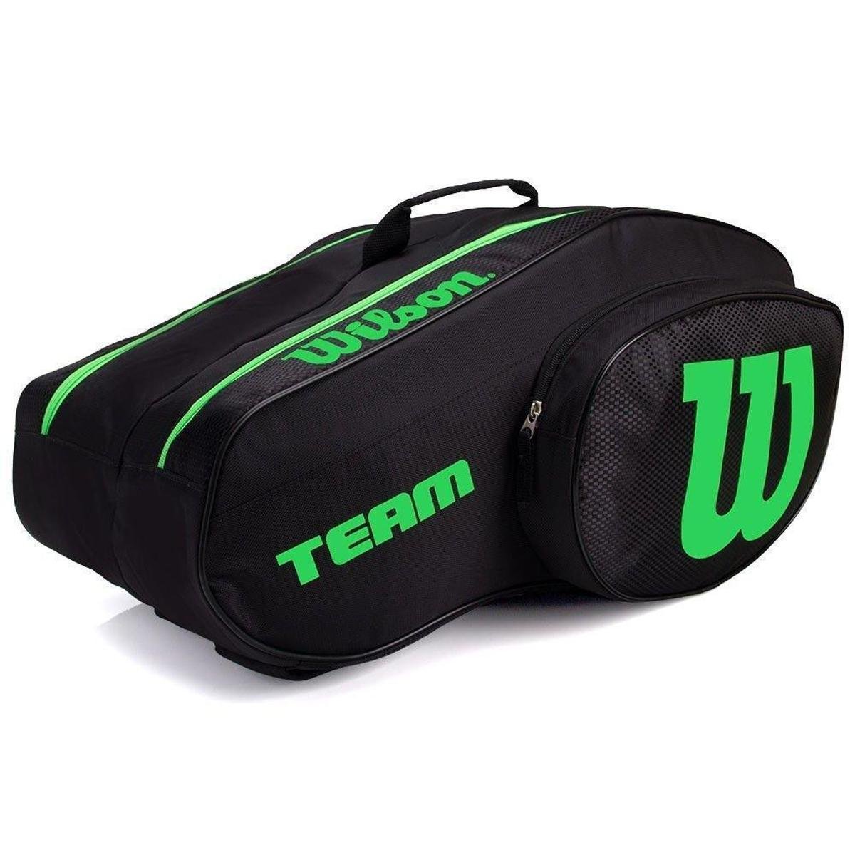 Raqueteira Bolsa de Padel Beach Tennis Wilson Especial Team Menor preço em Raqueteira Bolsa de Padel Beach Tennis Wilson Especial Team