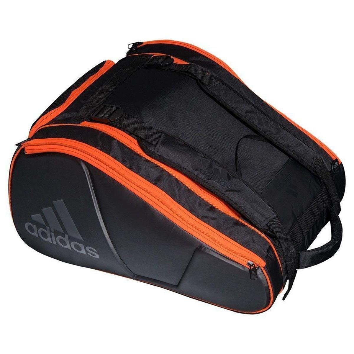 Raqueteira de Padel Beach Tennis Adidas Racket Bag Pro Tour Laranja Netshoes