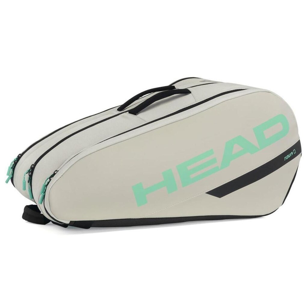 Raqueteira de Padel e Beach Tennis Head Tour Cinza e Preta