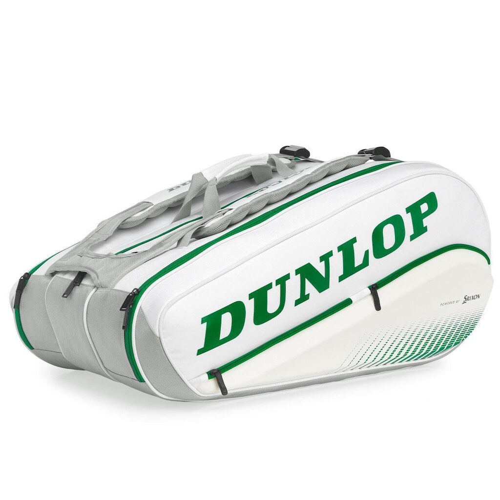 Raqueteira Dunlop SX Performance Thermo X12 Branca e Verde