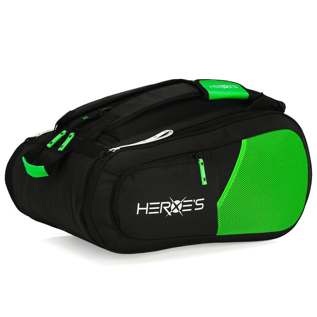 Raqueteira Heroes Thunder Elettra Beach E Padel Preta e Verde