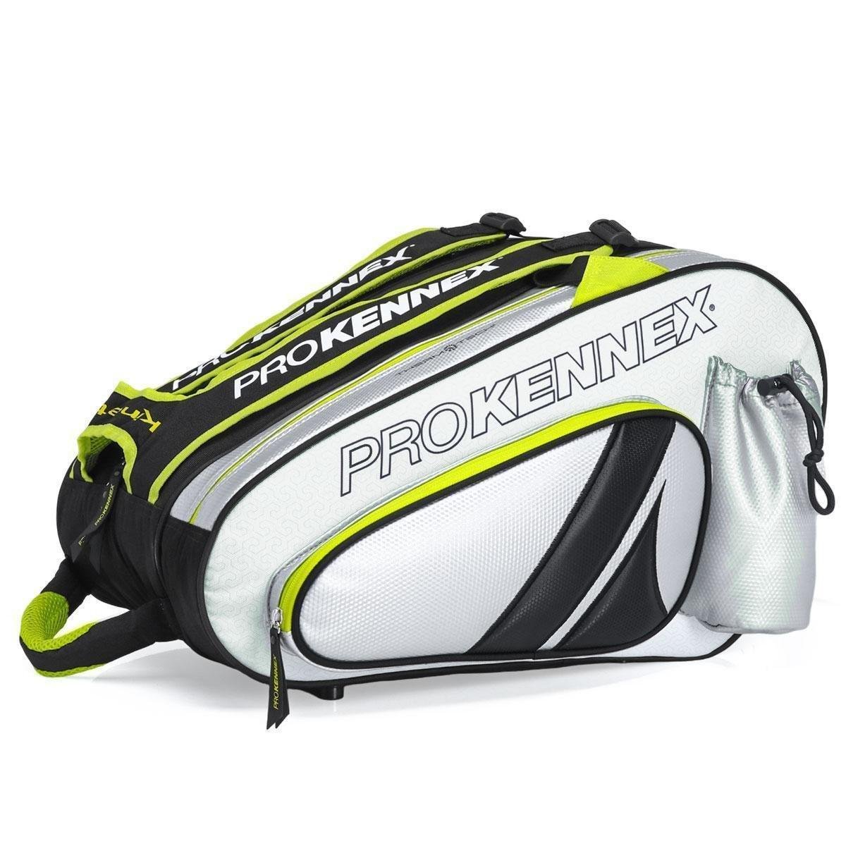 Raqueteira Prokennex Cool Padel e Beach Branca Amarela e Preta Menor preço em Raqueteira Prokennex Cool Padel e Beach Branca Amarela e Preta