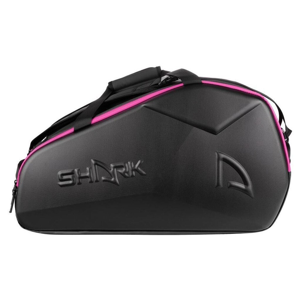 Raqueteira Shark Ultimate Preta e Rosa