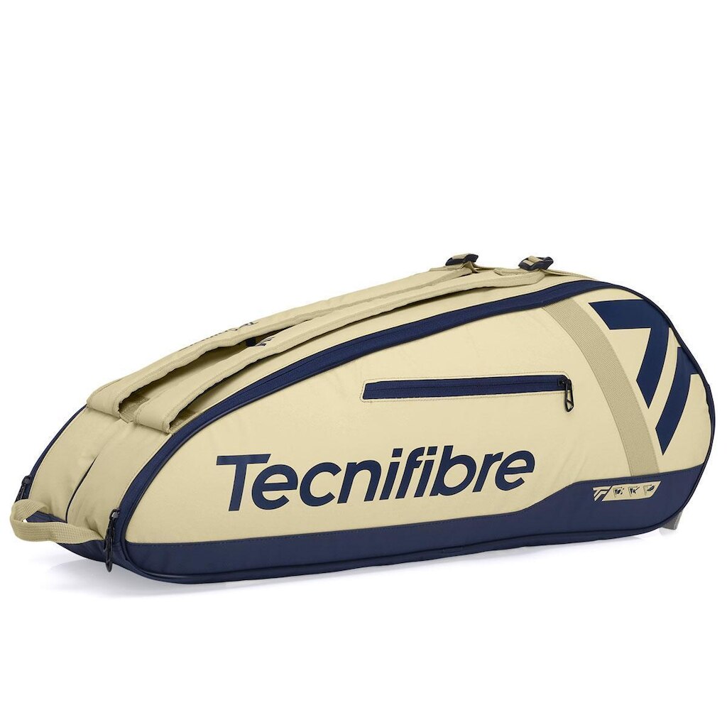Raqueteira Tecnifibre Tour Endurance 6R Bege e Marinho