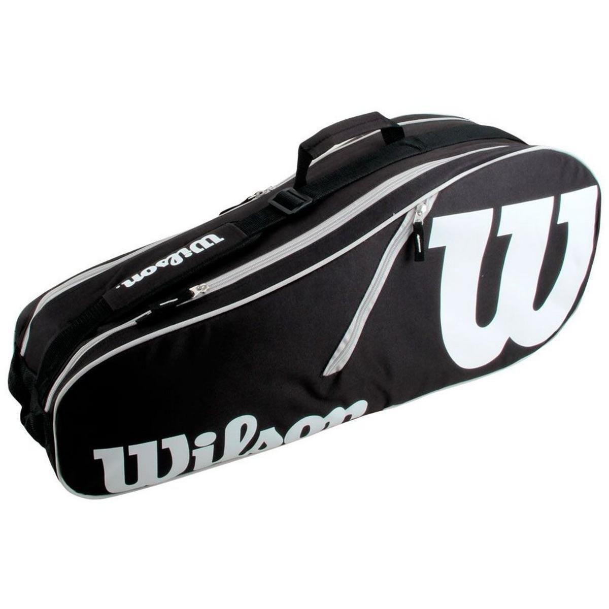 wilson advantage iii six racket bolsa
