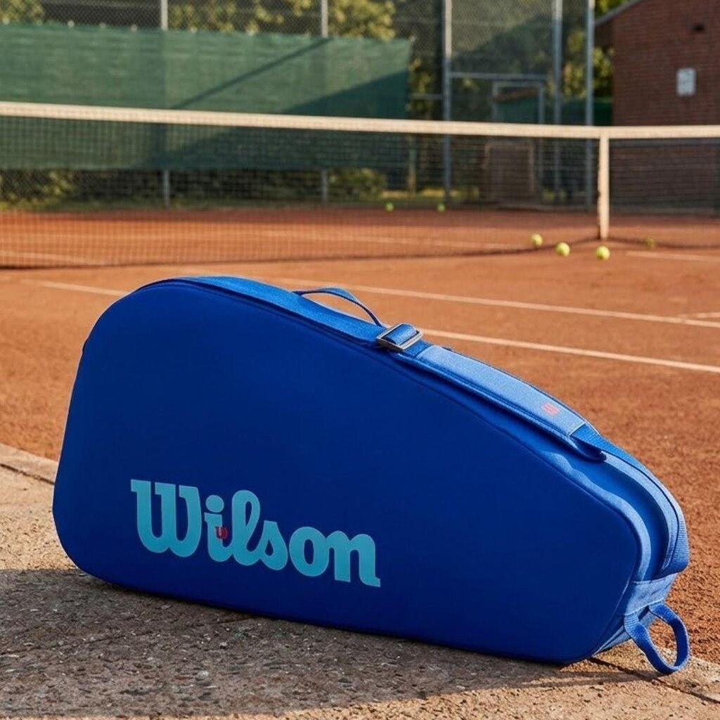 Raqueteira Wilson Ultra V5 Tour x3 Azul
