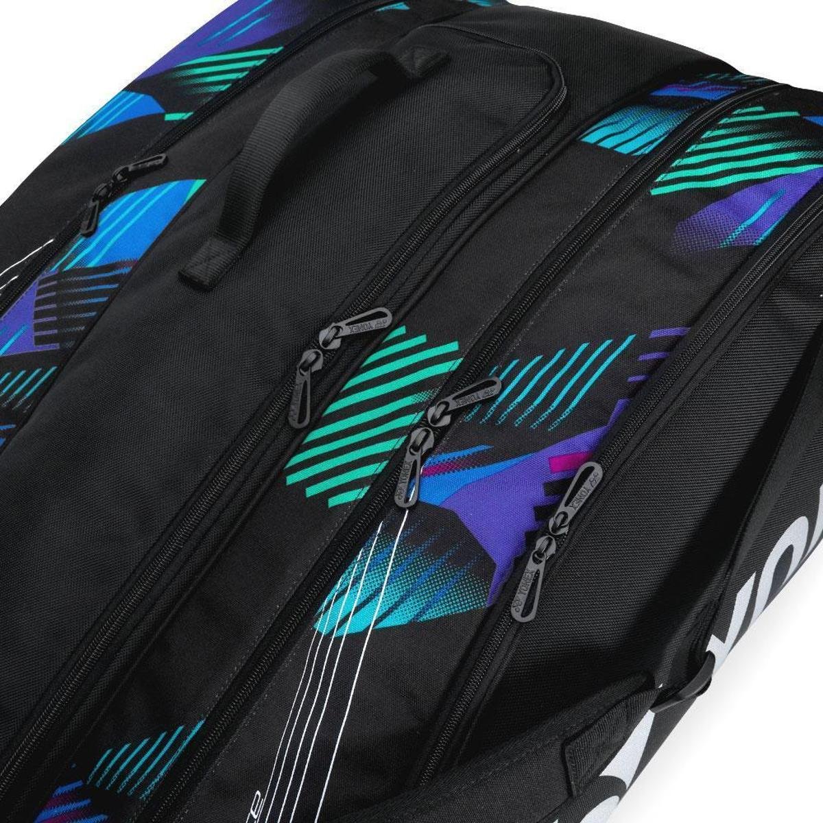 Raqueteira Yonex Pro 92212 X12 Preta Verde e Roxa Preto Netshoes - Main Image