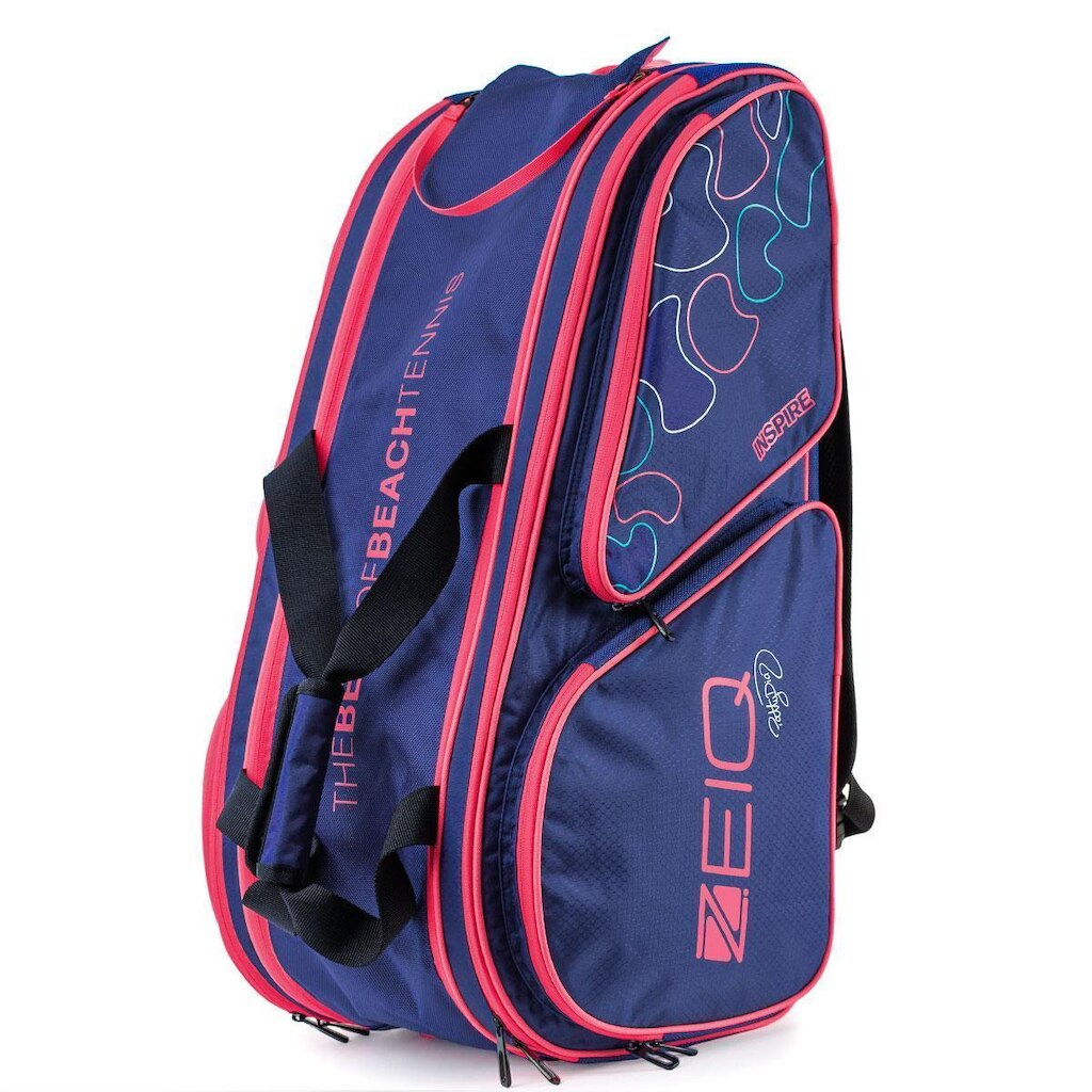 Raqueteira Zeiq Inspire Azul e Rosa