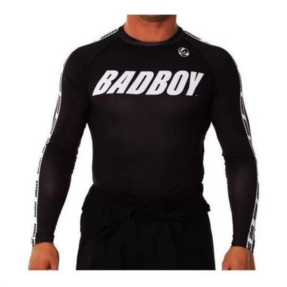 Rash Guard Black BAD BOY Preto Netshoes