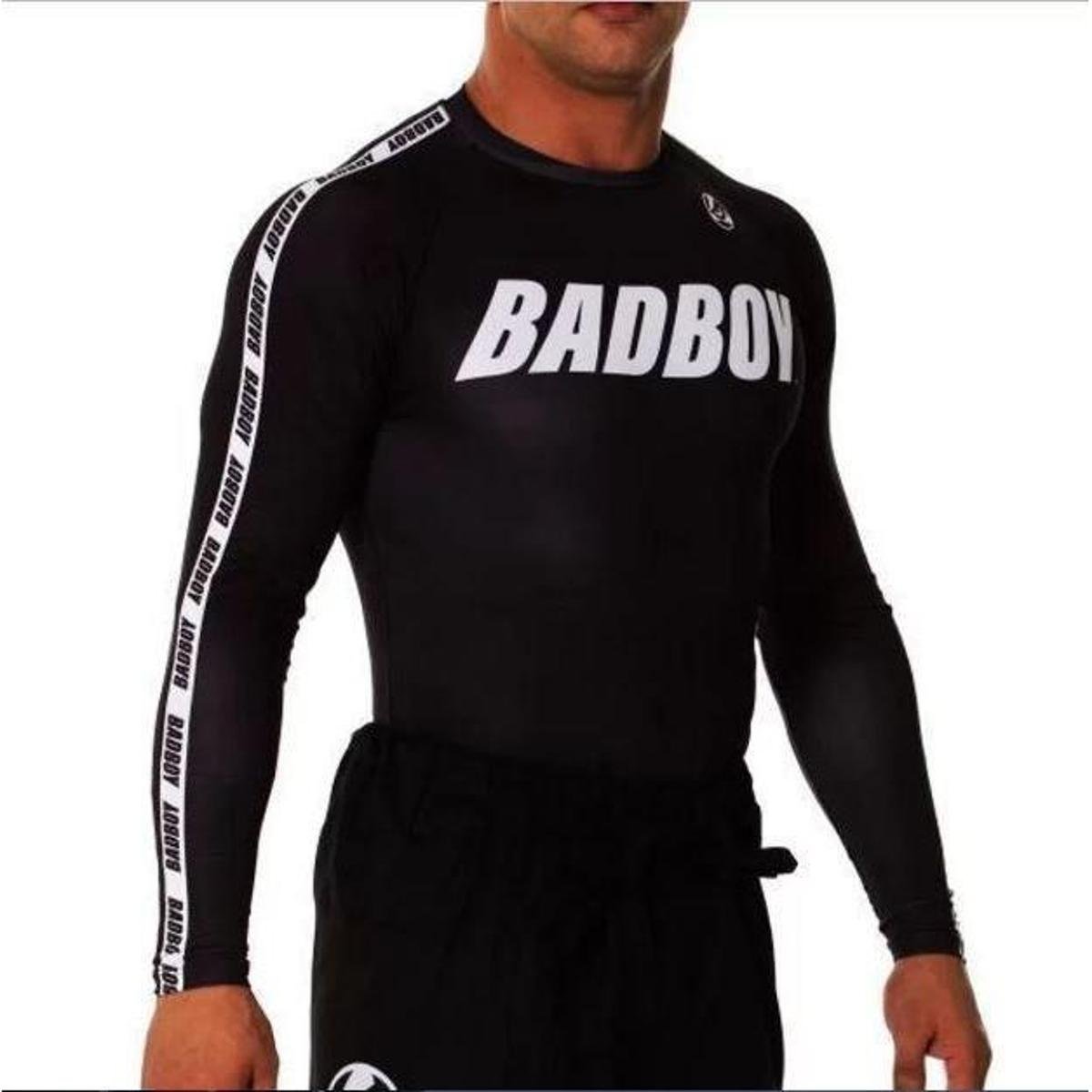 Rash Guard Black BAD BOY Preto Netshoes