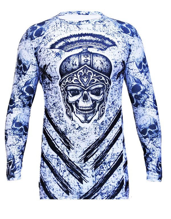 RASH GUARD DEATH HELMET - Preto | Netshoes