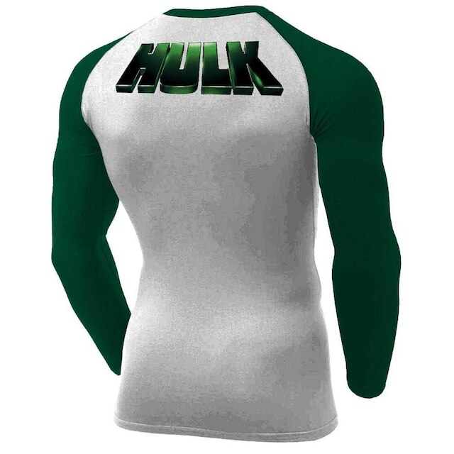 Rash Guard Hulk Masculina Atlética - Branco | Netshoes