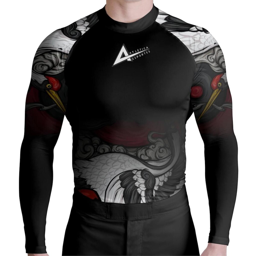 Rash Guard Masculina Compressão No Gi Bird Strike Manga Longa