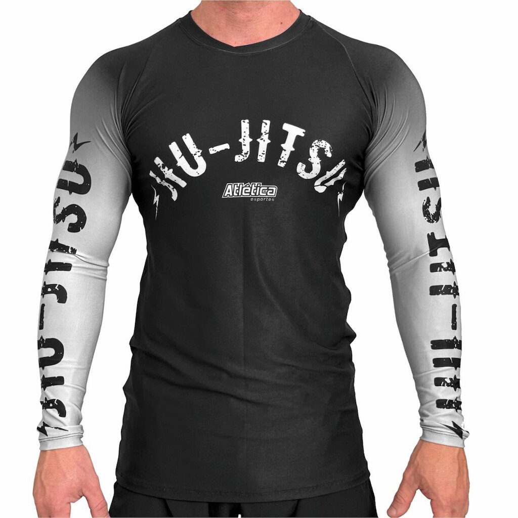 Rash Guard Masculina Compressão No Gi Gorila Jiu Jitsu Manga Longa