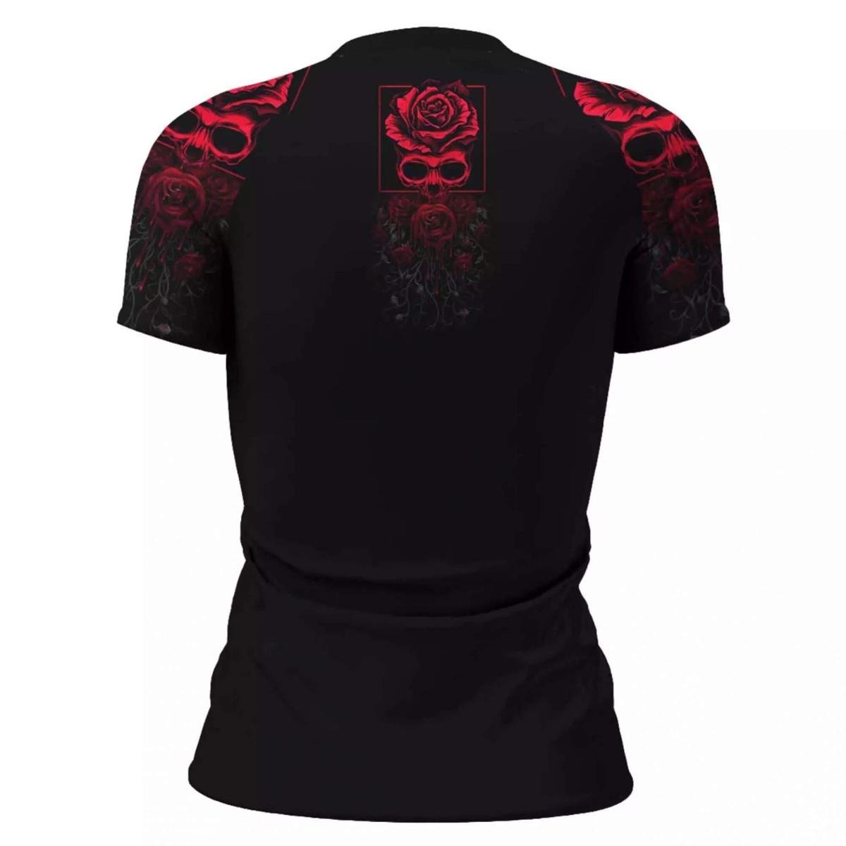 Rash Guard Red Jiu Jitsu Feminina MC Atlética Esportes Preto Netshoes