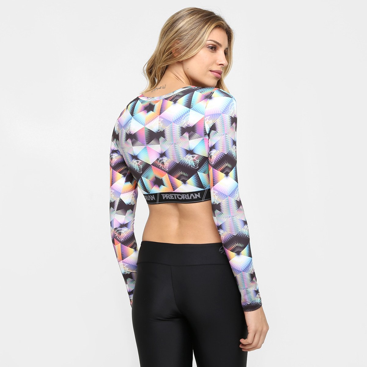 top manga larga deportivo