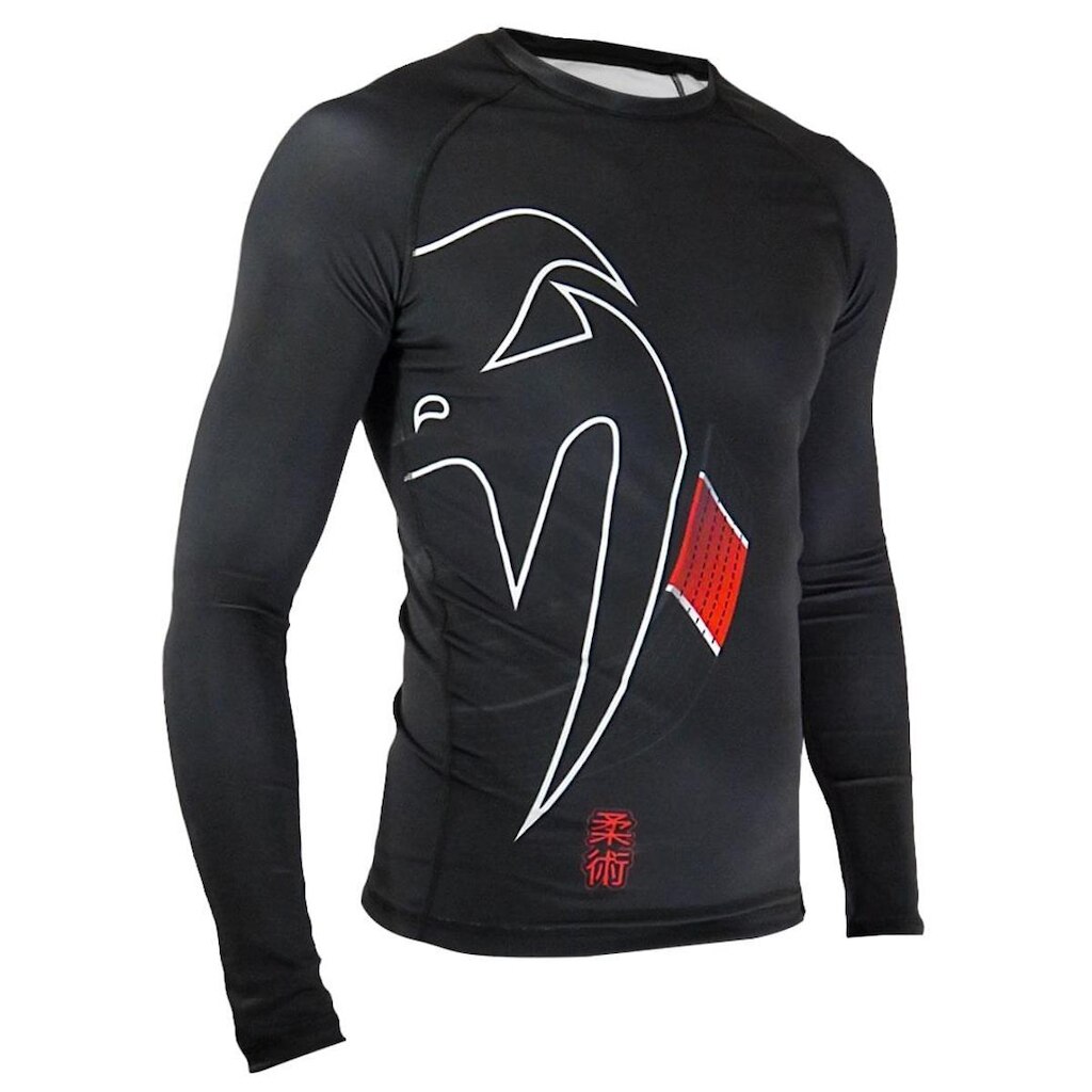 Rashguard Venum Black Belt Dark Preto Masculino