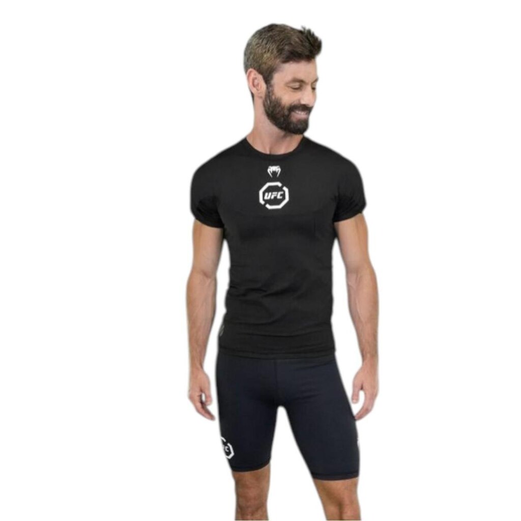 Rashguard Venum UFC Shadow Guard Preto - Manga Curta - G