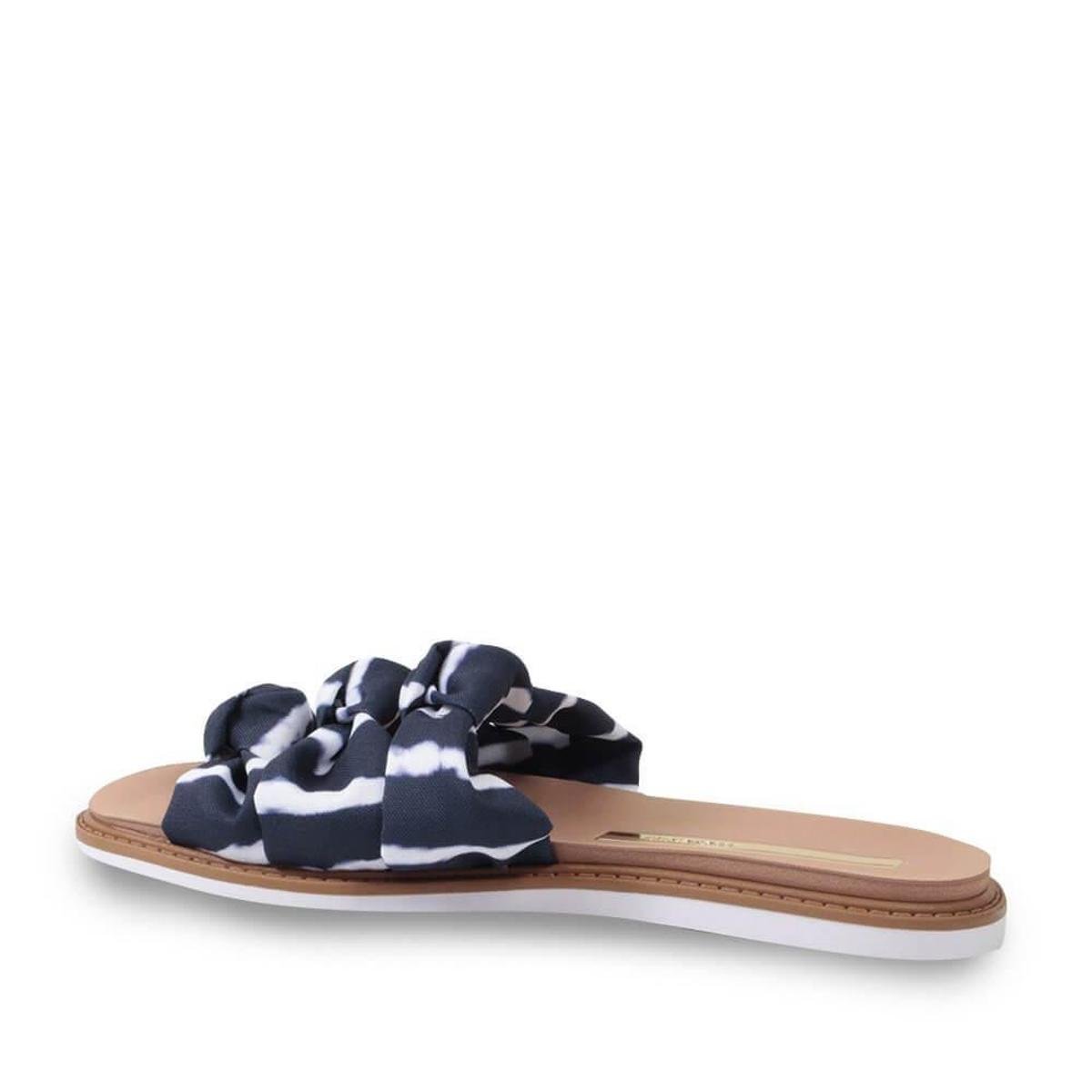 Tecido Nó Moleca 5443.112 Feminino Preto e Branco - Scarpan