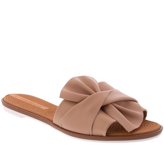 Rasteira Moleca com Detalhe em Laço Nude 5297443 - Nude Menor preço em Rasteira Moleca com Detalhe em Laço Nude 5297443 - Nude