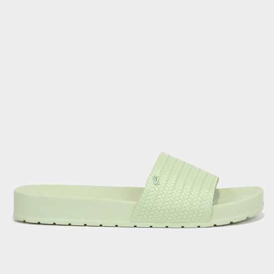 Rasteira Santa Lolla Slide Borracha Textura - Verde claro Menor preço em Rasteira Santa Lolla Slide Borracha Textura - Verde claro
