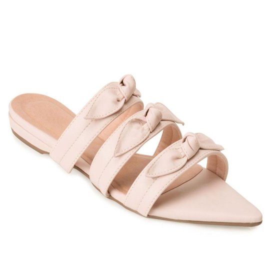 Rasteira Sense Flex AN20-4645 - Creme