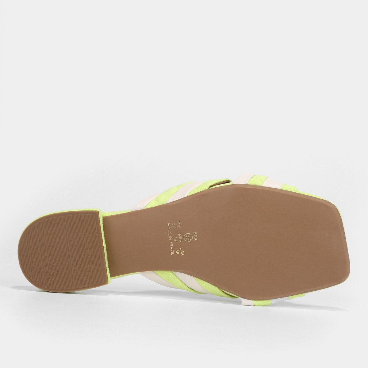 Rasteira Shoestock Nó Comfy Bico Quadrado - 7