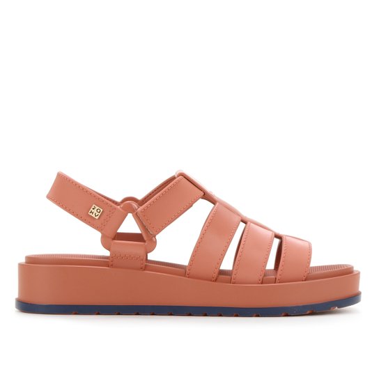 Menor preço em Rasteira Zaxy Flatform Gladiadora - Rosa