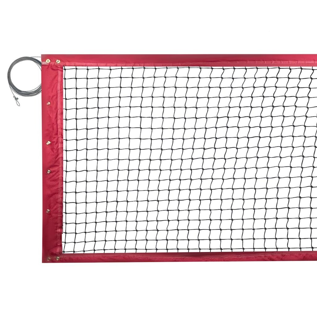 Rede de beach tennis duplas 8,5 metros faixa vermelha