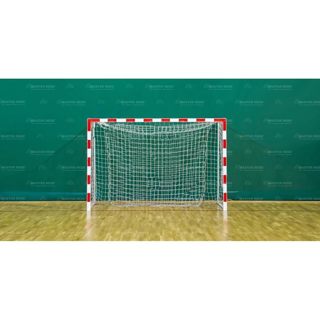 Rede de Handebol Master com Fundo Falso Tradicional 2,5mm Seda Reforçado HB-L2