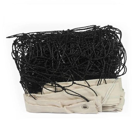 Rede De Vôlei Quadra 1 faixas - Branco+Preto Menor preço em Rede De Vôlei Quadra 1 faixas - Branco+Preto