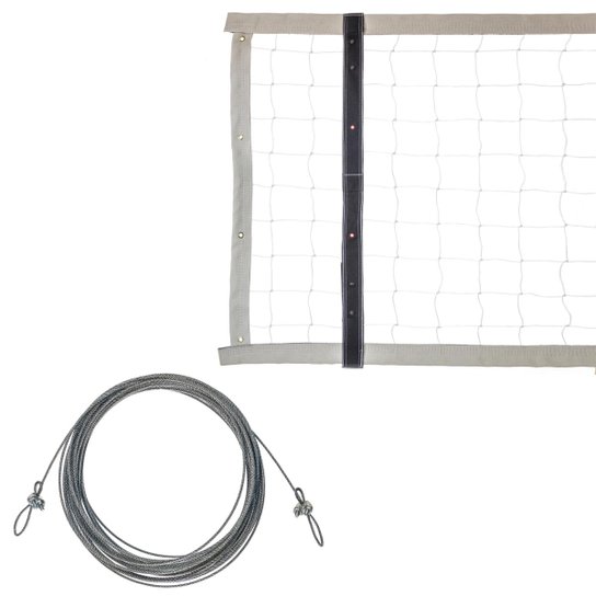 Rede Vôlei Evo Sports Oficial Suporte Antena Cabo Aço - Branco Menor preço em Rede Vôlei Evo Sports Oficial Suporte Antena Cabo Aço - Branco