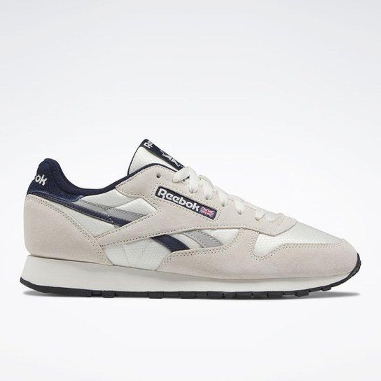 Reebok Tênis Reebok Classic Leather Masculino - Cinza Menor preço em Reebok Tênis Reebok Classic Leather Masculino - Cinza