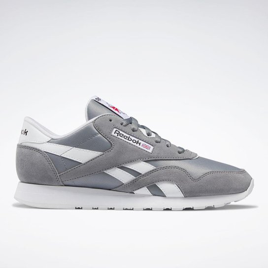 Reebok Tênis Reebok Classic Nylon Unissex - Cinza Menor preço em Reebok Tênis Reebok Classic Nylon Unissex - Cinza
