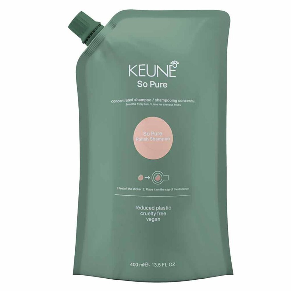 Refil Keune So Pure Polish Shampoo 400ml
