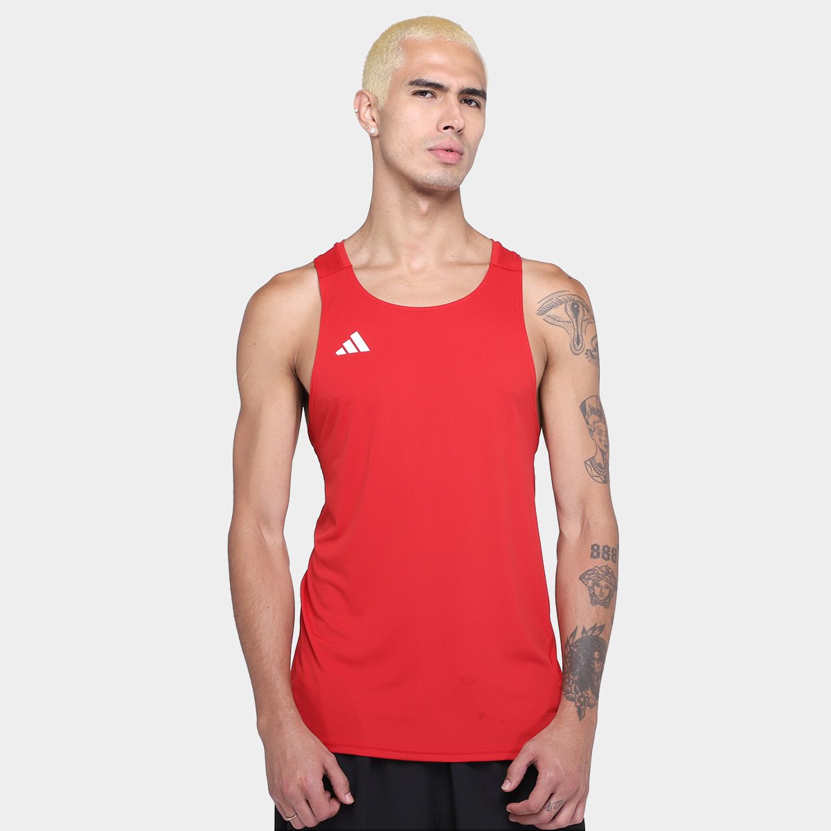 Regata Adidas Adizero Singlet Essentials Masculina Menor preço em Regata Adidas Adizero Singlet Essentials Masculina