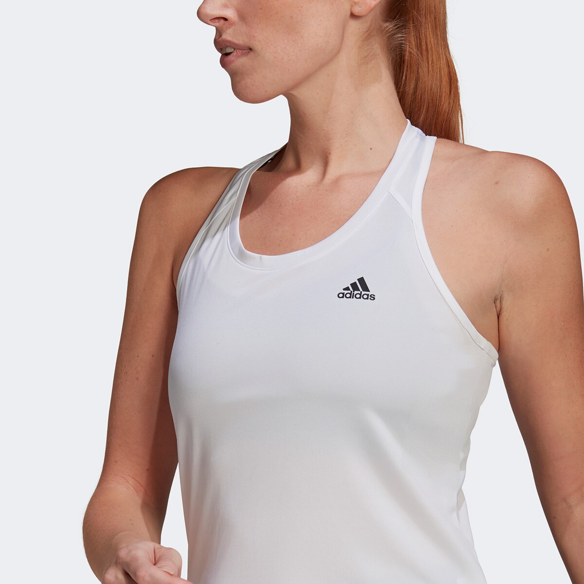 Regata Adidas D2M 3 Listras Nadador Feminina - 2