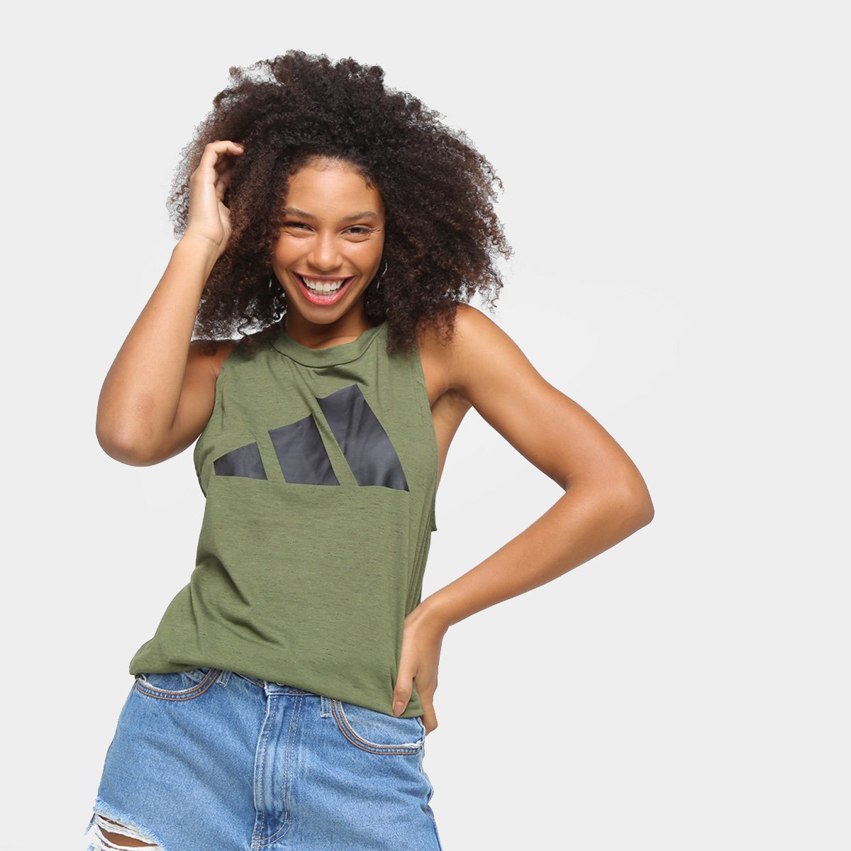 adidas verde militar feminino