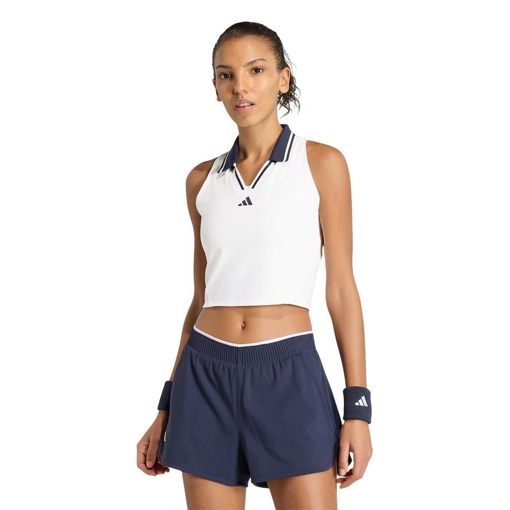 Regata Adidas Pro Tennis Cropped Branca