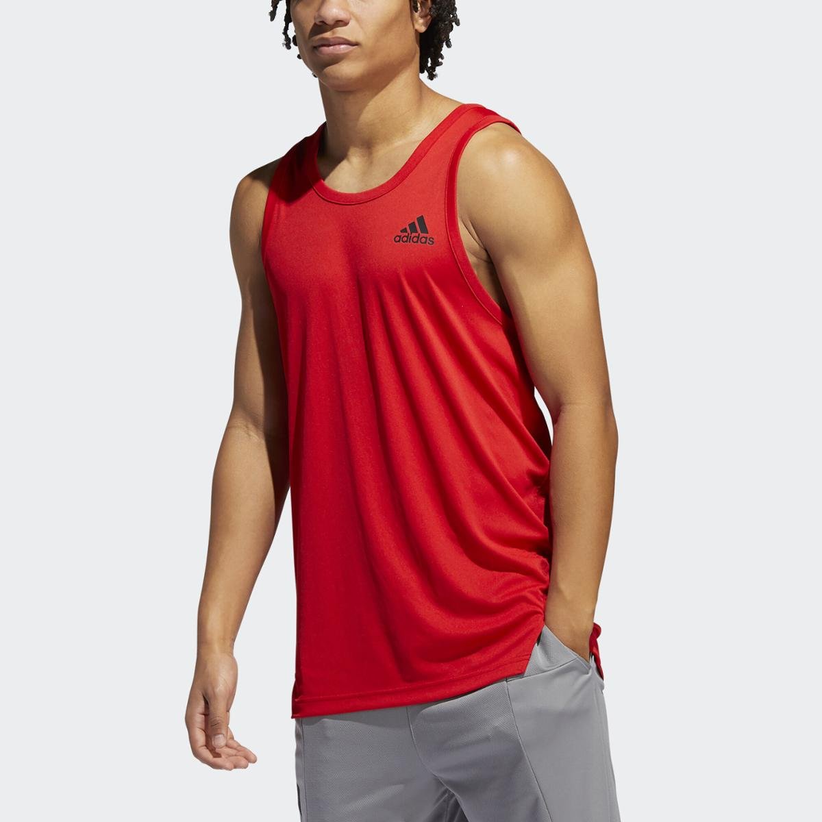 Regata masculina vermelha Clearance