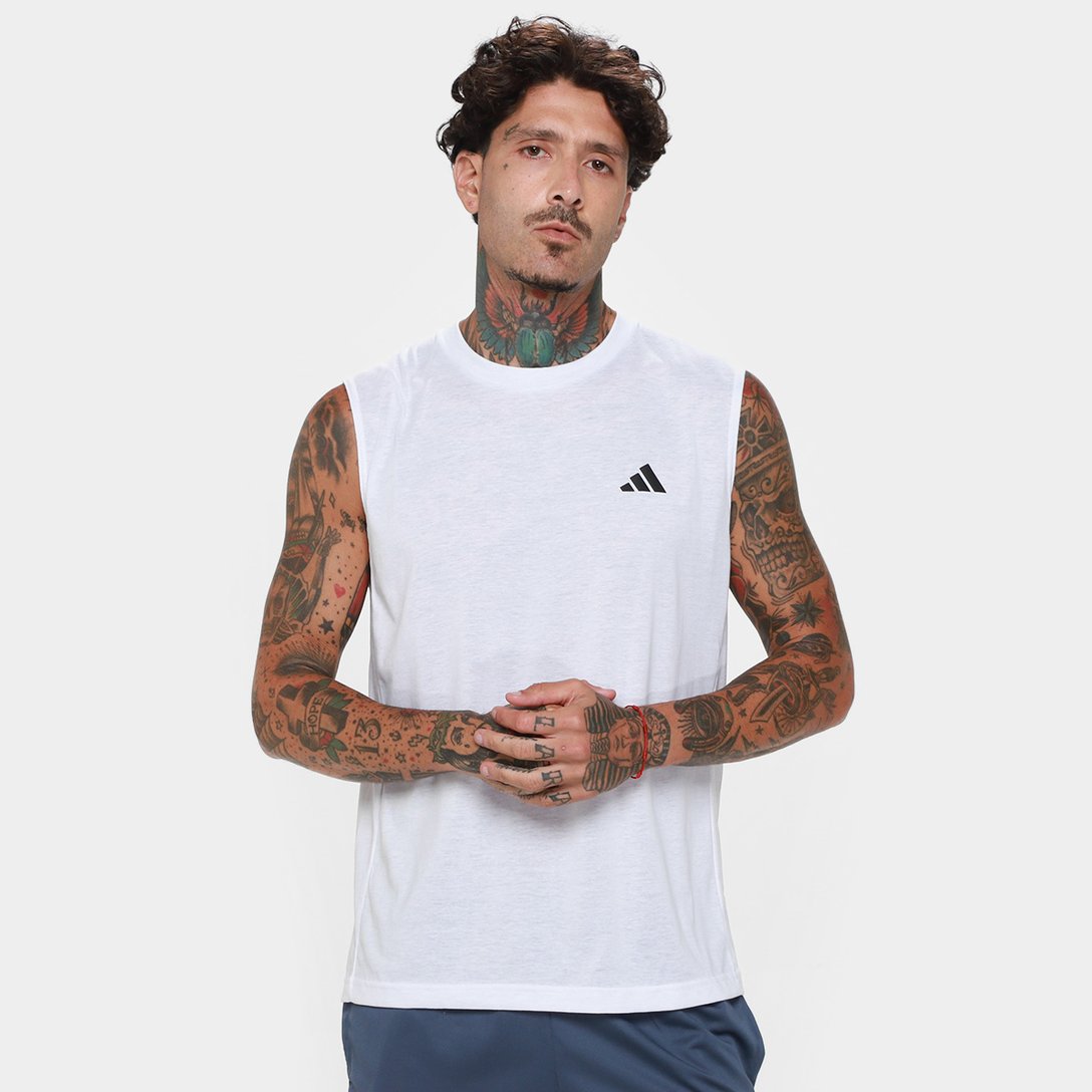 Regata Adidas Treino Básica Masculina - Branco