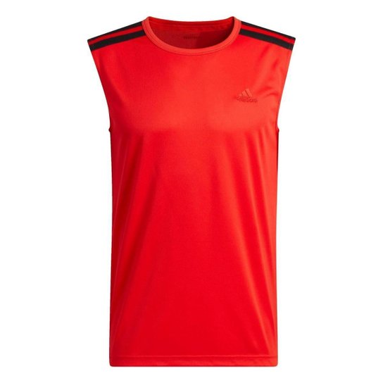 Regata All World Adidas - Vermelho Menor preço em Regata All World Adidas - Vermelho