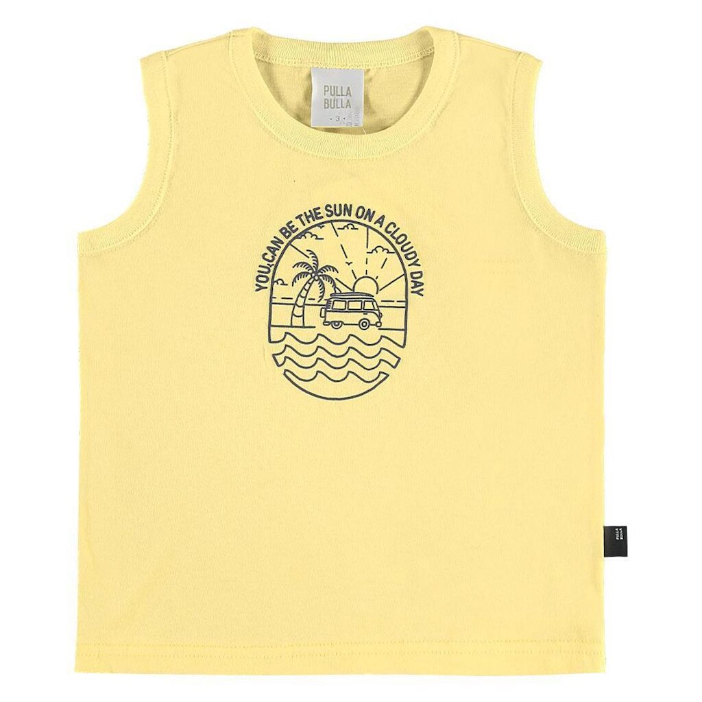 Regata Amarelo Primeiros Passos Pulla Bulla Menino - 53750-1346